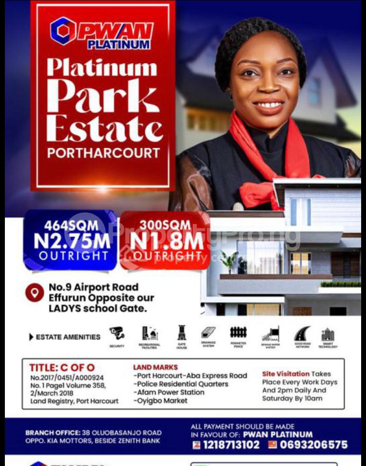 Land in Port Harcourt Rivers Land for sale in portharcourt Land in