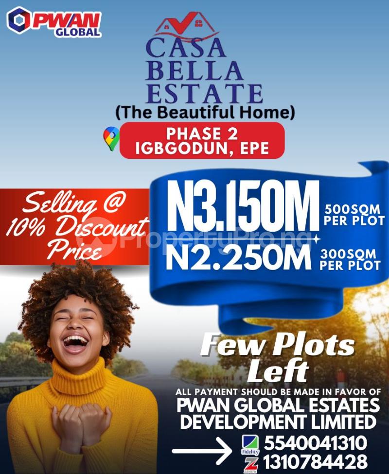 Land for sale Igbodun Epe Epe Lagos - 0