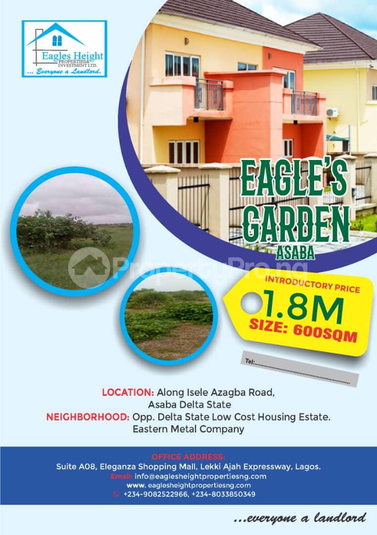 Land for sale Iselle Asagba Behind Eastern Metal Company, Opp. Low Cost Hosing Estate Asaba Delta