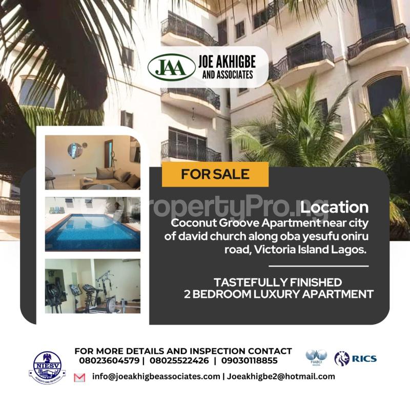 2 bedroom Flat / Apartment for sale Coconut Groove Apartment ONIRU Victoria Island Lagos