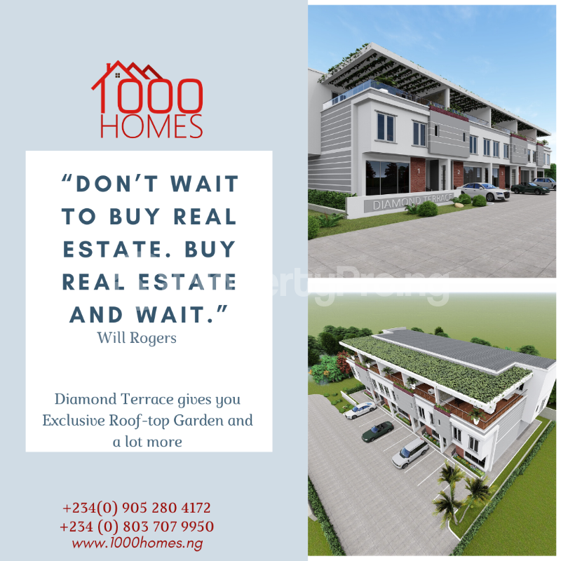 4 bedroom House for sale Diamond Estate Monastery road Sangotedo Lagos