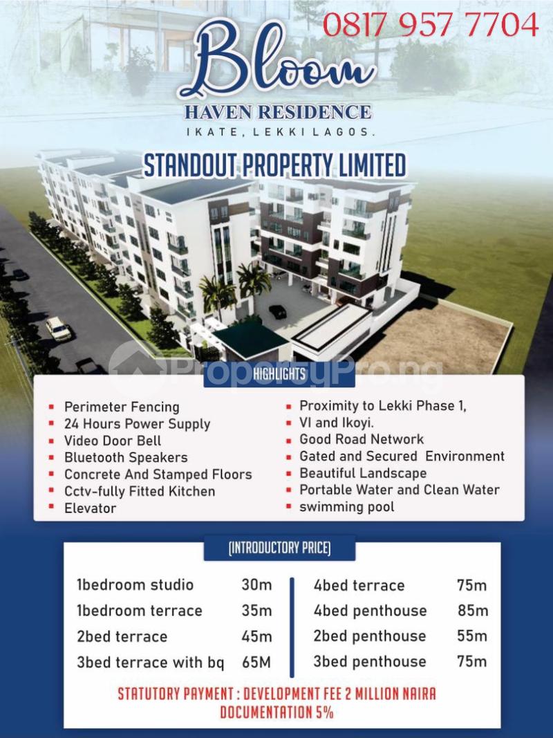 1 bedroom House for sale Bloom Heaven Residences Ikate Lekki Lagos