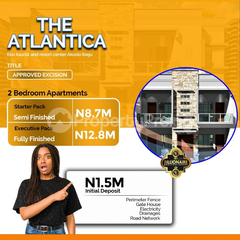 2 bedroom Flat / Apartment for sale The Atlantica Apartments Akodo Ise Ibeju-Lekki Lagos