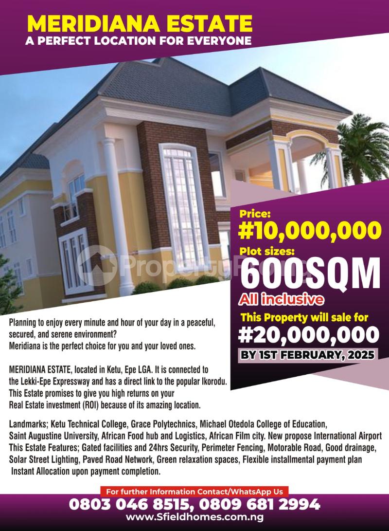 Land for sale Proposed New Lagos International Airport Epe Lagos - 0