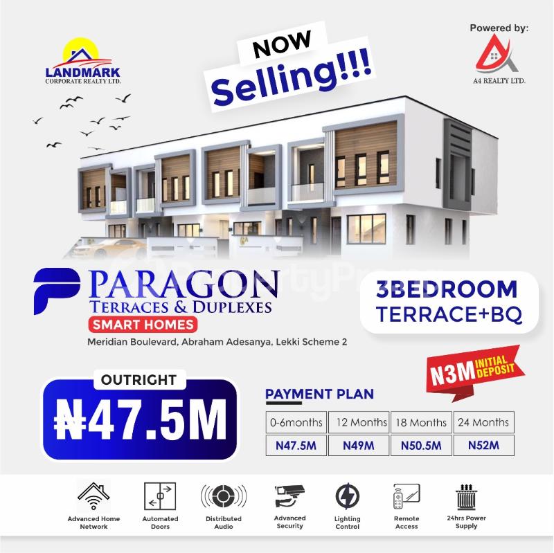 3 bedroom House for sale Meridian Boulevard Estate Lekki Scheme 2 Ajah Lagos