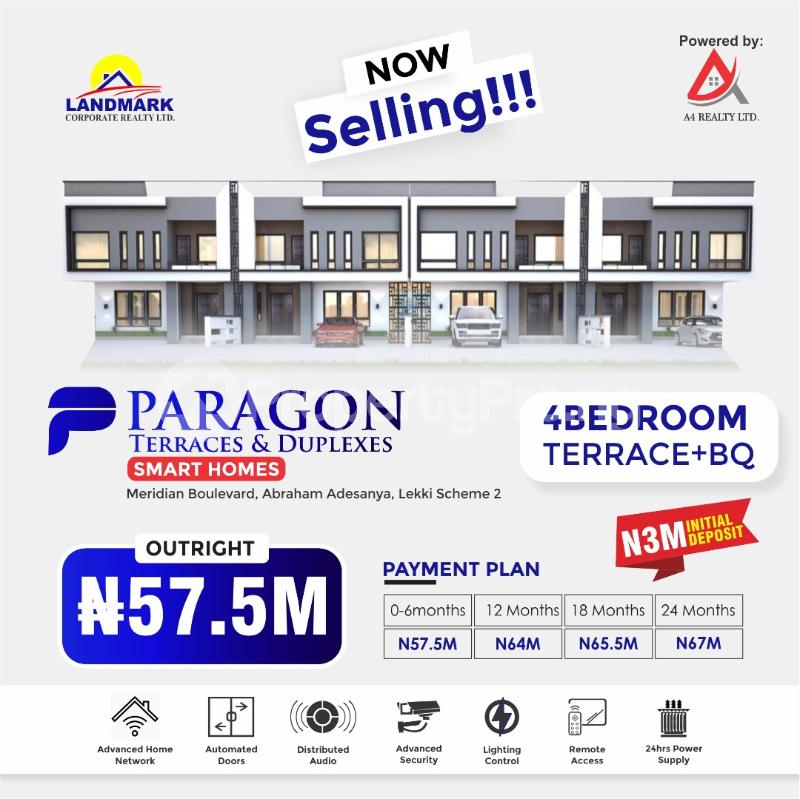 4 bedroom House for sale Meridian Boulevard Estate Lekki Scheme 2 Ajah Lagos