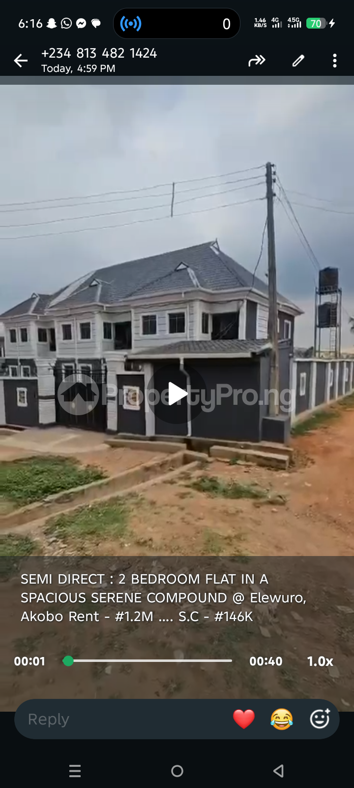 2 bedroom House for rent Akobo Akobo Ibadan Oyo