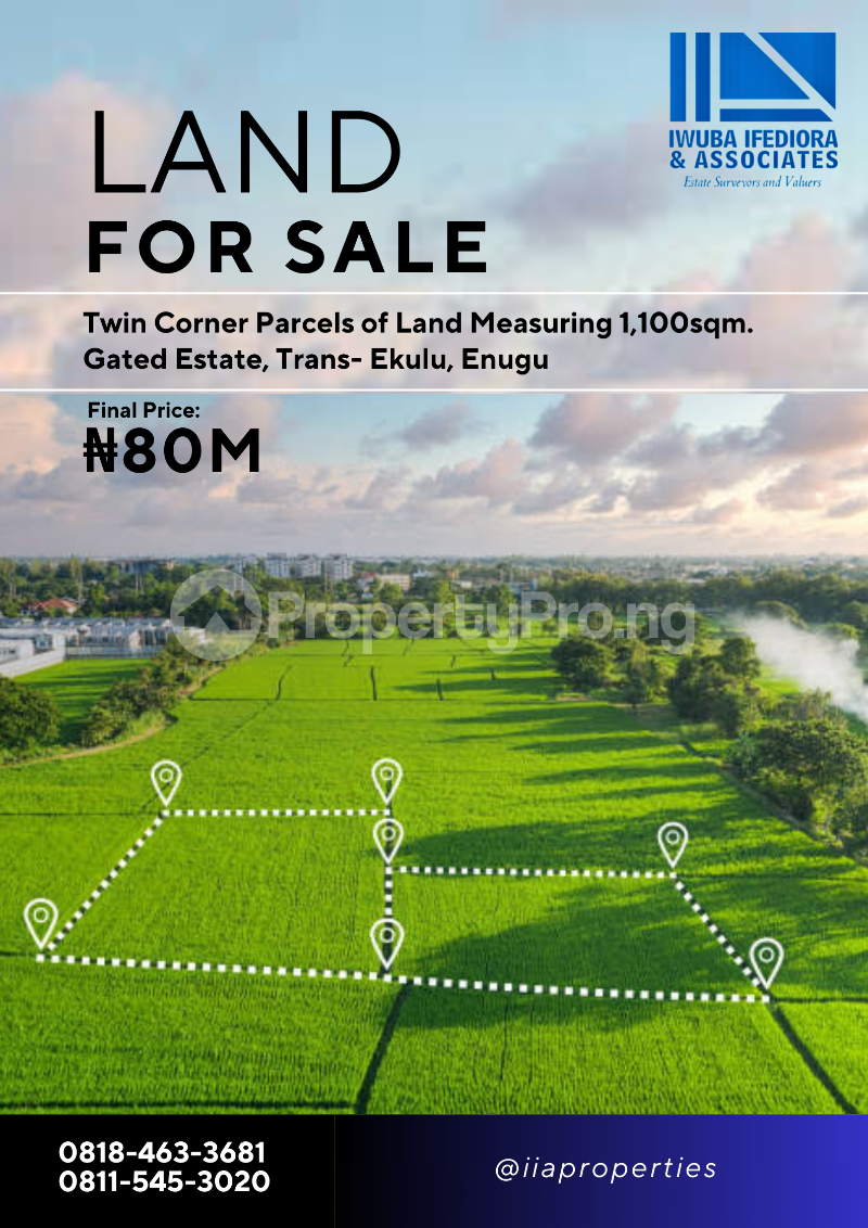 Land for sale Veritage Estate, Trans Ekulu Enugu Enugu