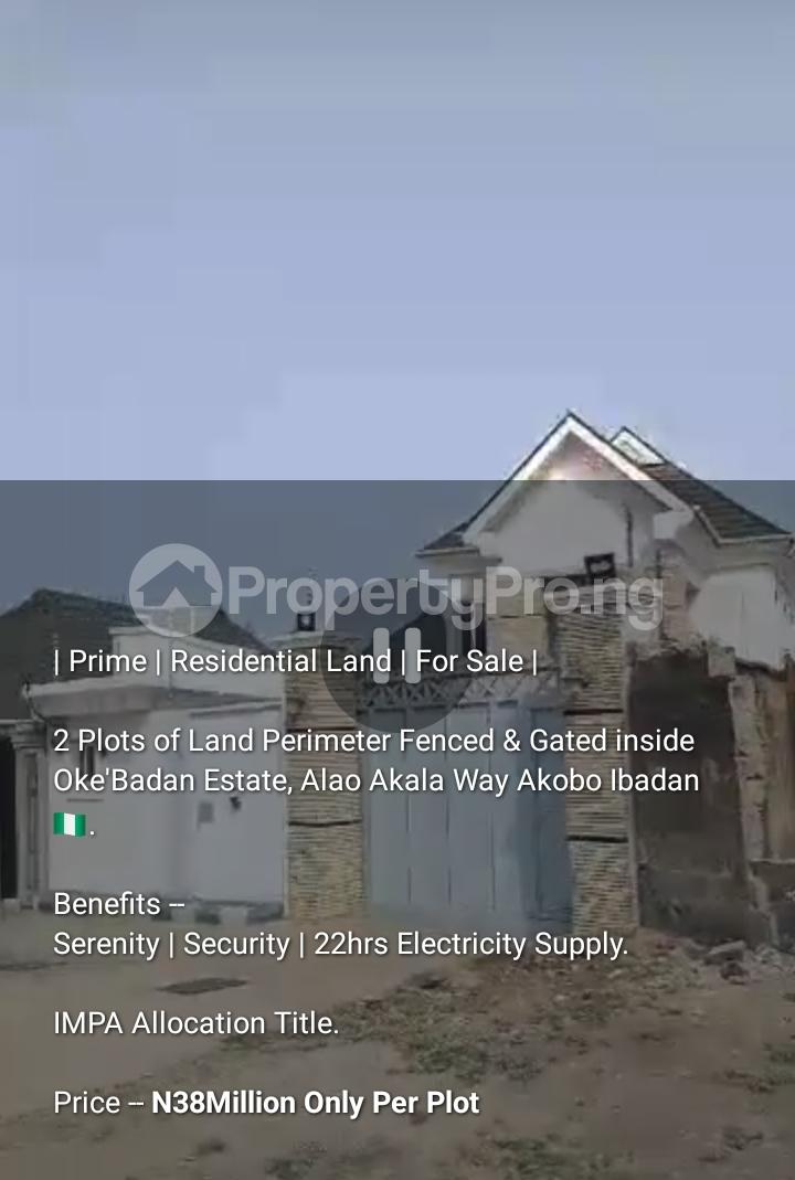 Land for sale Alao Akala Way, Akobo Oke'badan. Akobo Ibadan Oyo