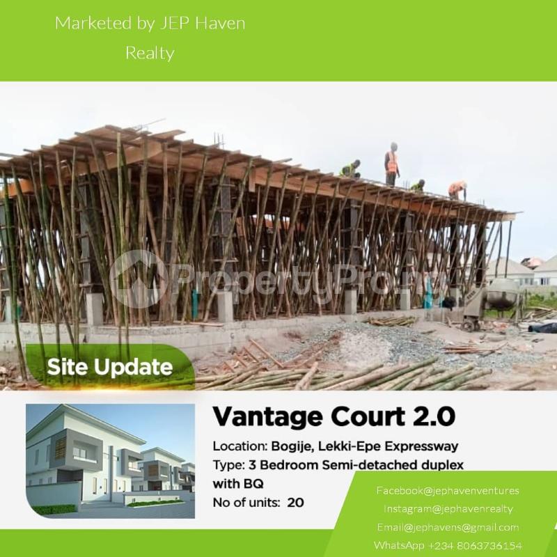 3 bedroom House for sale Vantage Court Bogije Sangotedo Lagos
