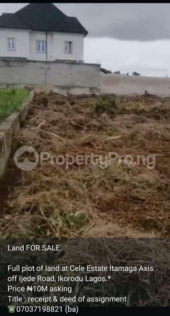 Land for sale Beach Estate Ogudu-Orike Ogudu Lagos