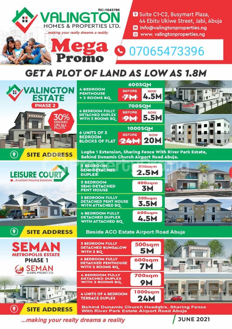 Land for sale Jabi Abuja