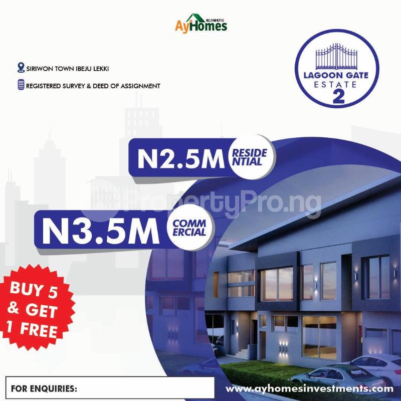 Land for sale Lagoon Estate Siriwon Town Free Trade Zone Ibeju-Lekki Lagos