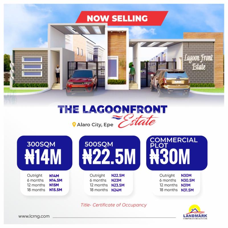 Land for sale Alaro City The Lagoon Front Estate/ Along The Lekki Epe Expressway Epe Lagos