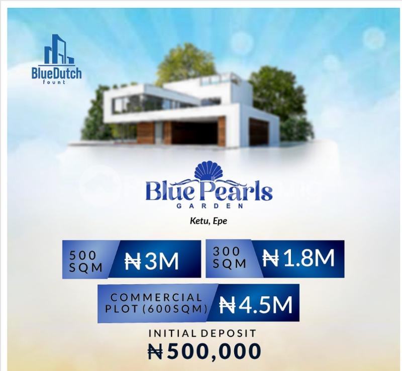 Land for sale Ketu Epe/ Blue Pearls Garden Estate Epe Lagos