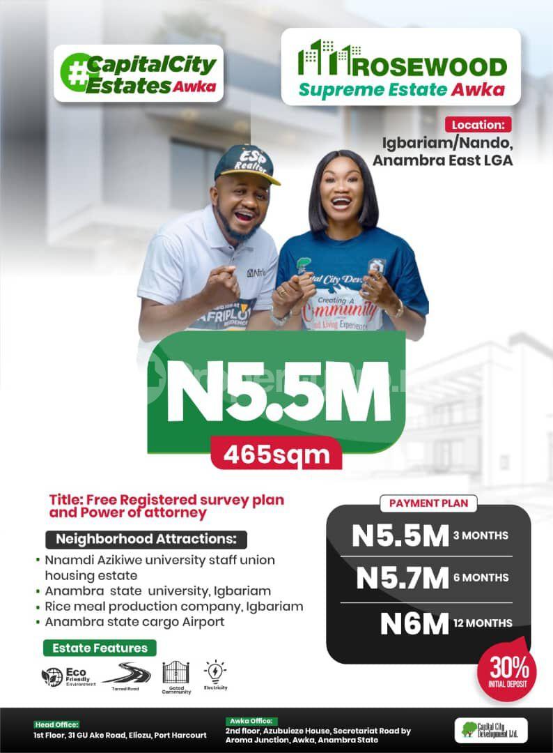 Land for sale Anambra East Anambra
