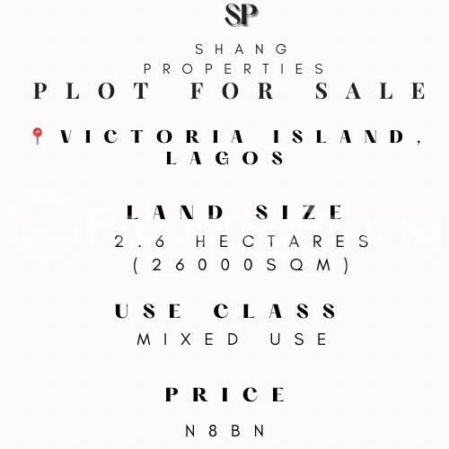 Land for sale Victoria Island Lagos