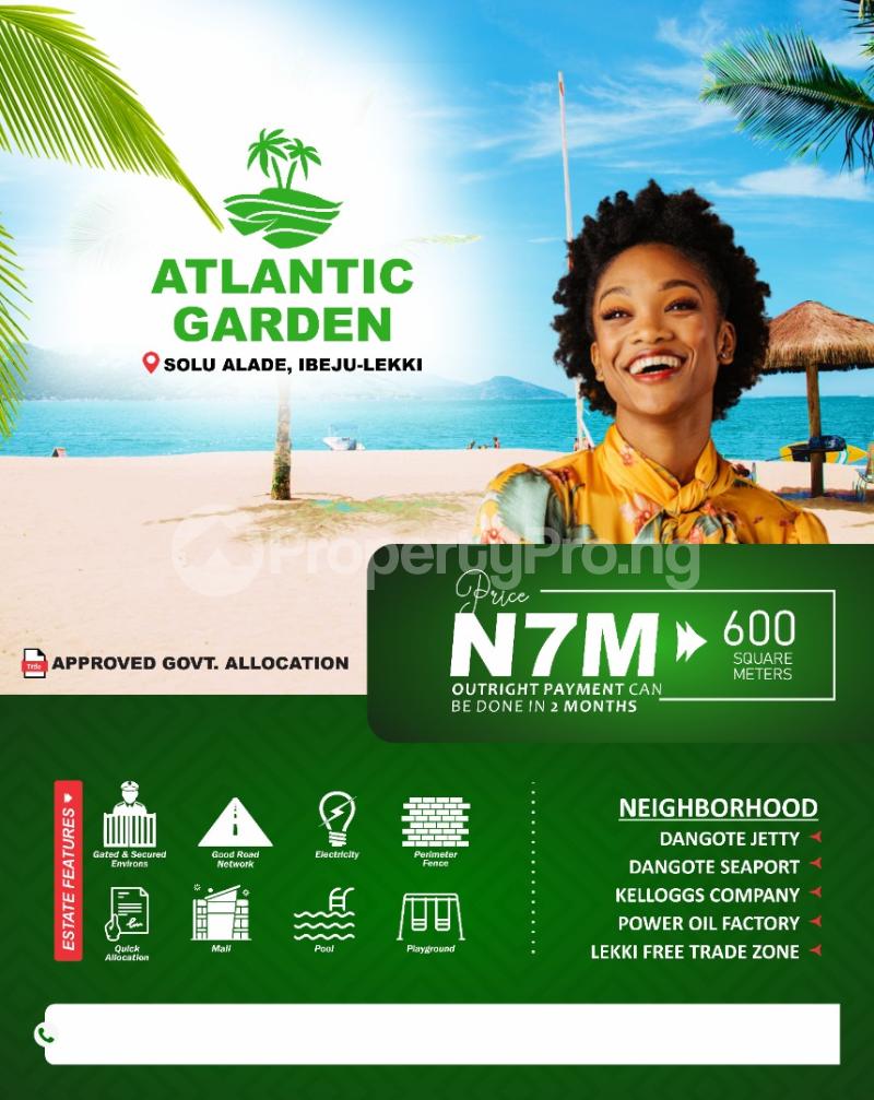 Land in Free Trade Zone IbejuLekki Lagos Land for sale in ibeju