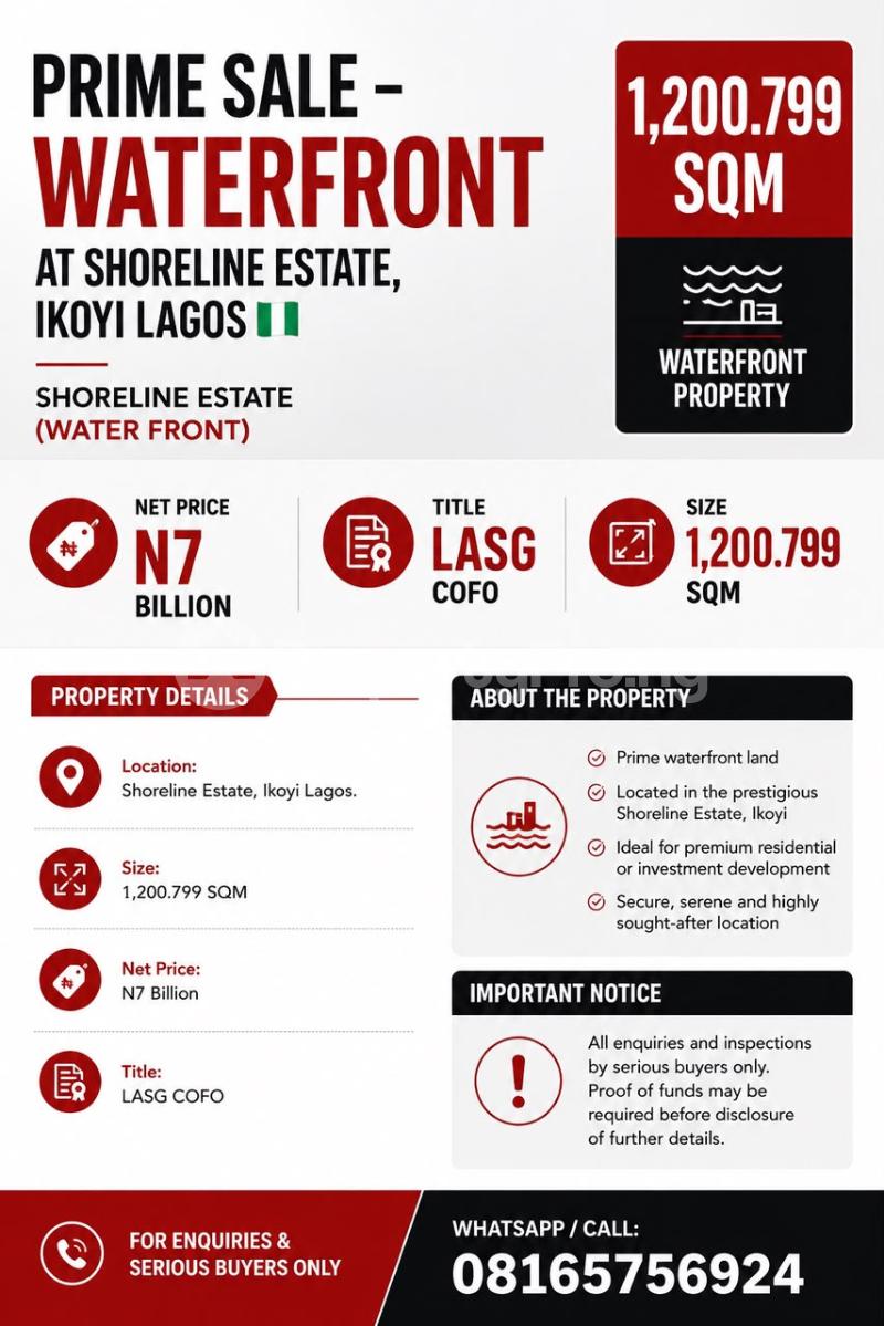Land for sale Ikoyi Lagos