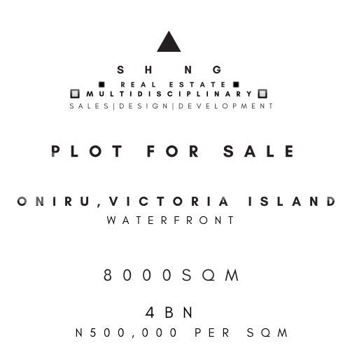 Land for sale ONIRU Victoria Island Lagos