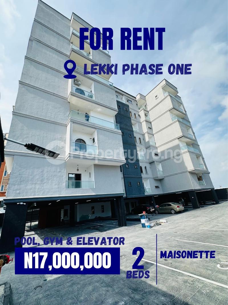 2 bedroom House for rent 2 Bedroom Maisonette For Rent Lekki Phase 1 Lekki Lagos