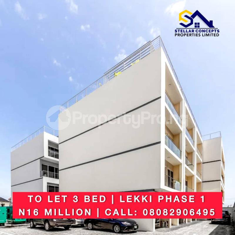 3 bedroom House for rent Phase 1 Lekki Phase 1 Lekki Lagos