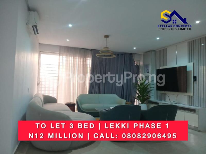 3 bedroom House for rent  Lekki Phase 1 Lekki Lagos