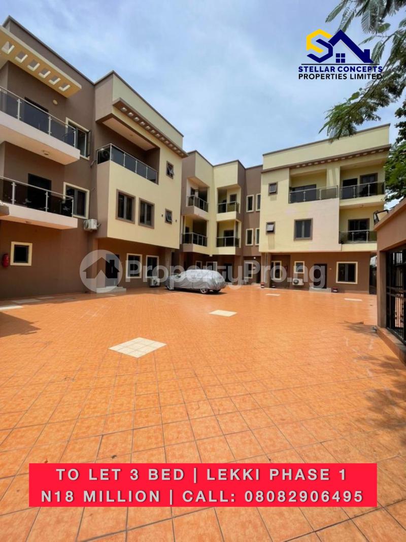 3 bedroom House for rent Lekki Phase 1 Freedom Way Lekki Lagos