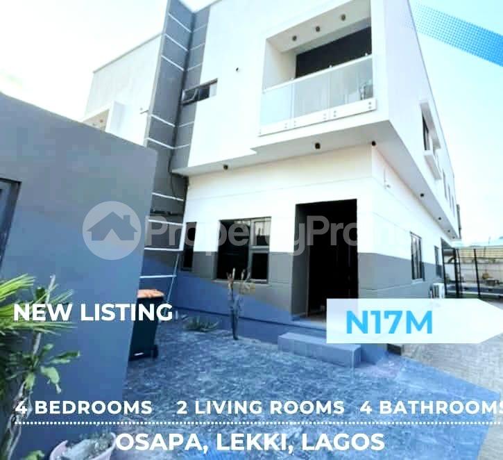 4 bedroom House for rent Osapa london Lekki Lagos