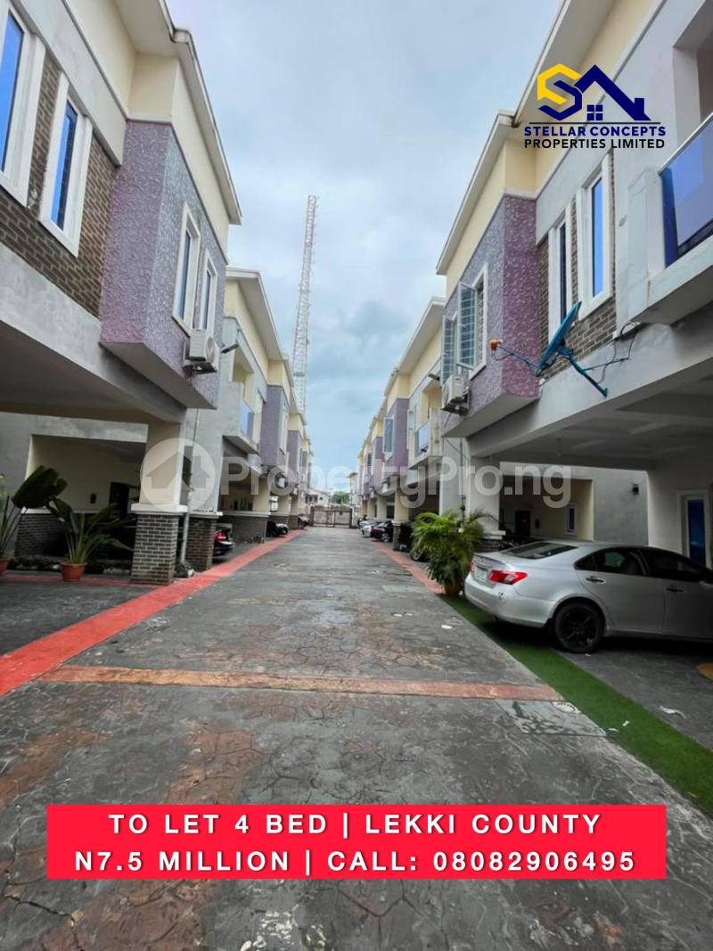 4 bedroom House for rent Lekki County Ikota Lekki Lagos