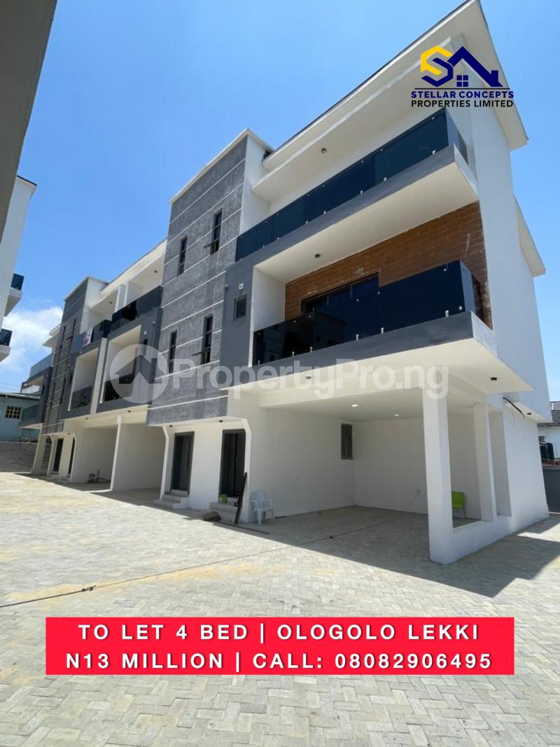 4 bedroom House for rent Agungi Ologolo Lekki Lagos