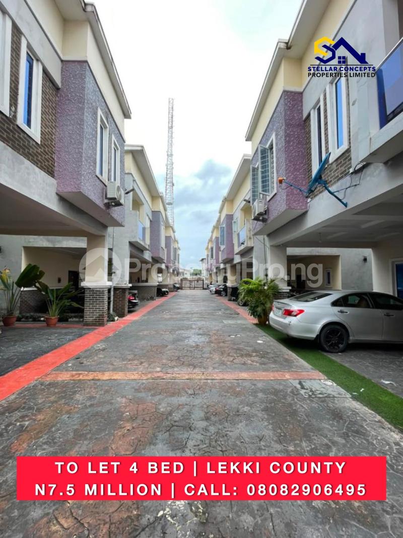 4 bedroom House for rent Lekki County Ikota Lekki Lagos