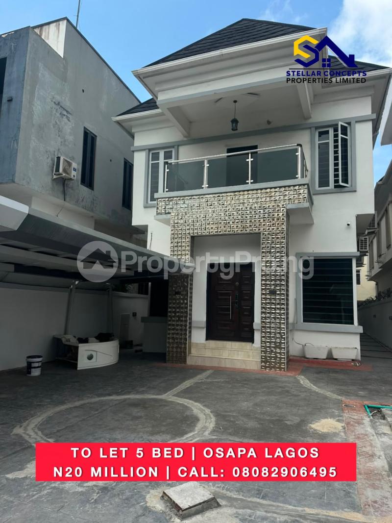 5 bedroom House for rent Osapa Lagos Osapa london Lekki Lagos