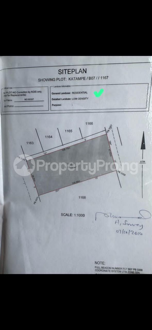 Land for sale Katampe Main Katampe Abuja