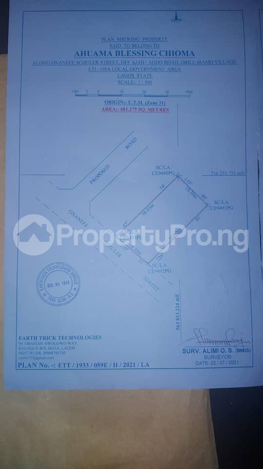 Land for sale Dig Estate After Blenco Supermarket Ado Ajah Lagos