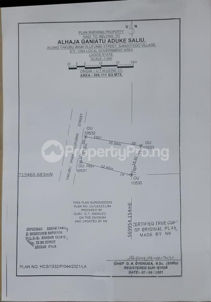 Land for sale Back Of Sangotedo Palace Badore Ajah Lagos - 0