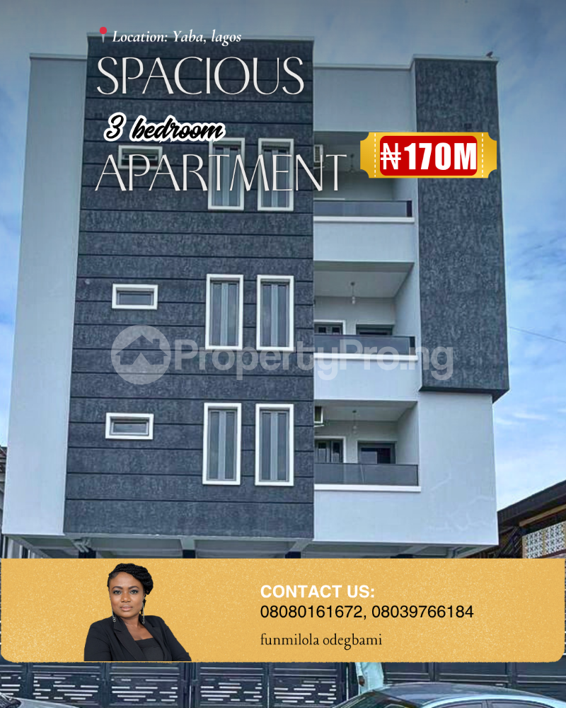 3 bedroom Flat / Apartment for sale Yaba Lagos