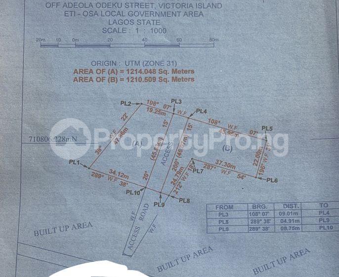 Land for sale Adeola Odeku Victoria Island Lagos