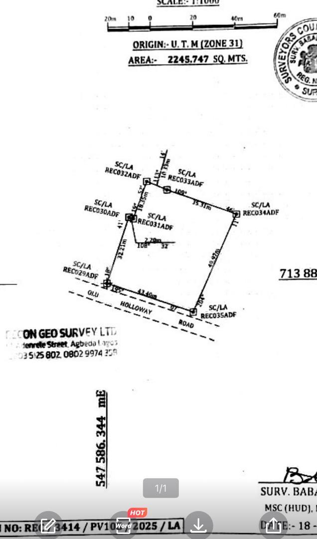 Land for sale Olu Holloway Road Old Ikoyi Ikoyi Lagos