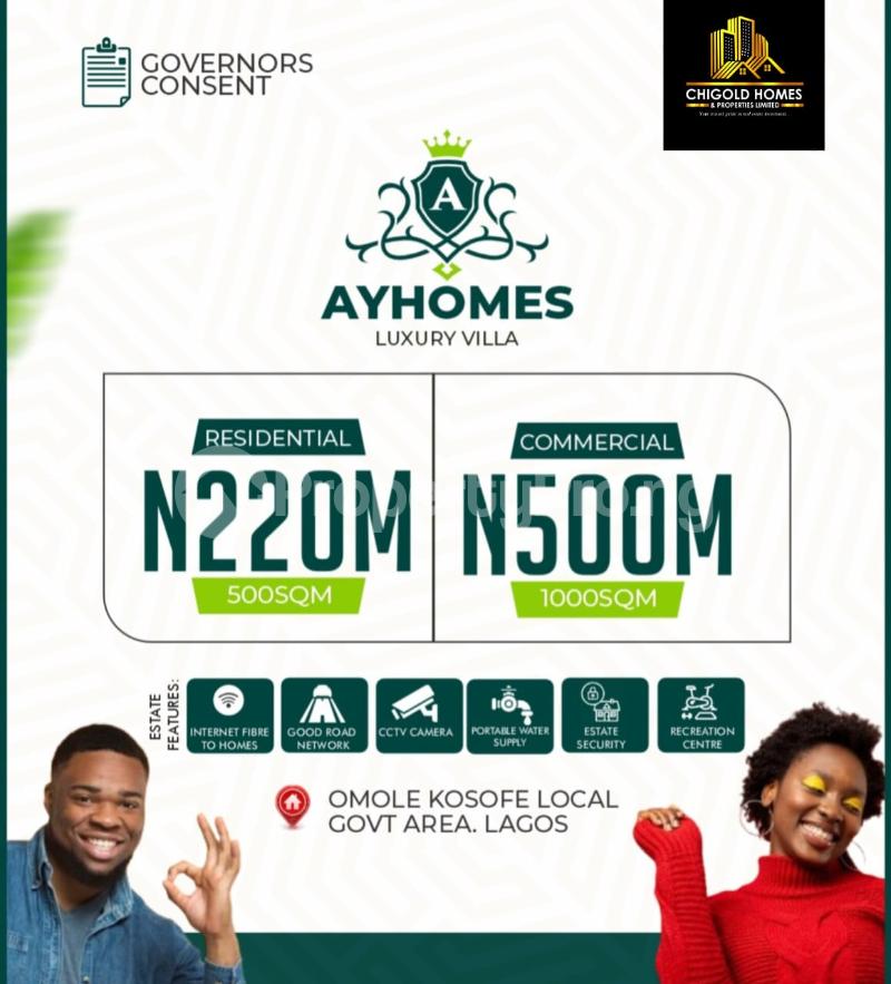 Land for sale Magodo, Omole phase 2 Ojodu Lagos