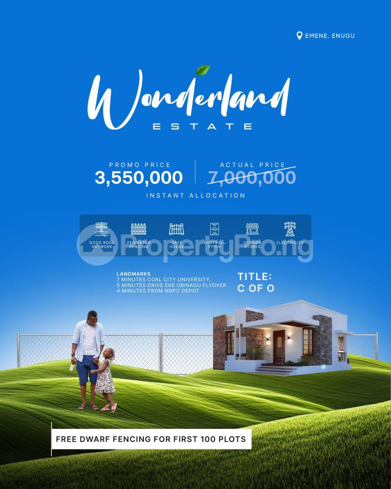 Land for sale Emene Enugu Enugu