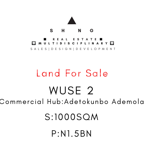 Land for sale Wuse 2 Abuja