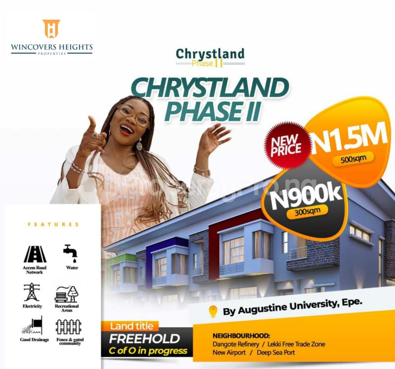 Land for sale By Saint Augustine University Epe Road Epe Lagos - 0