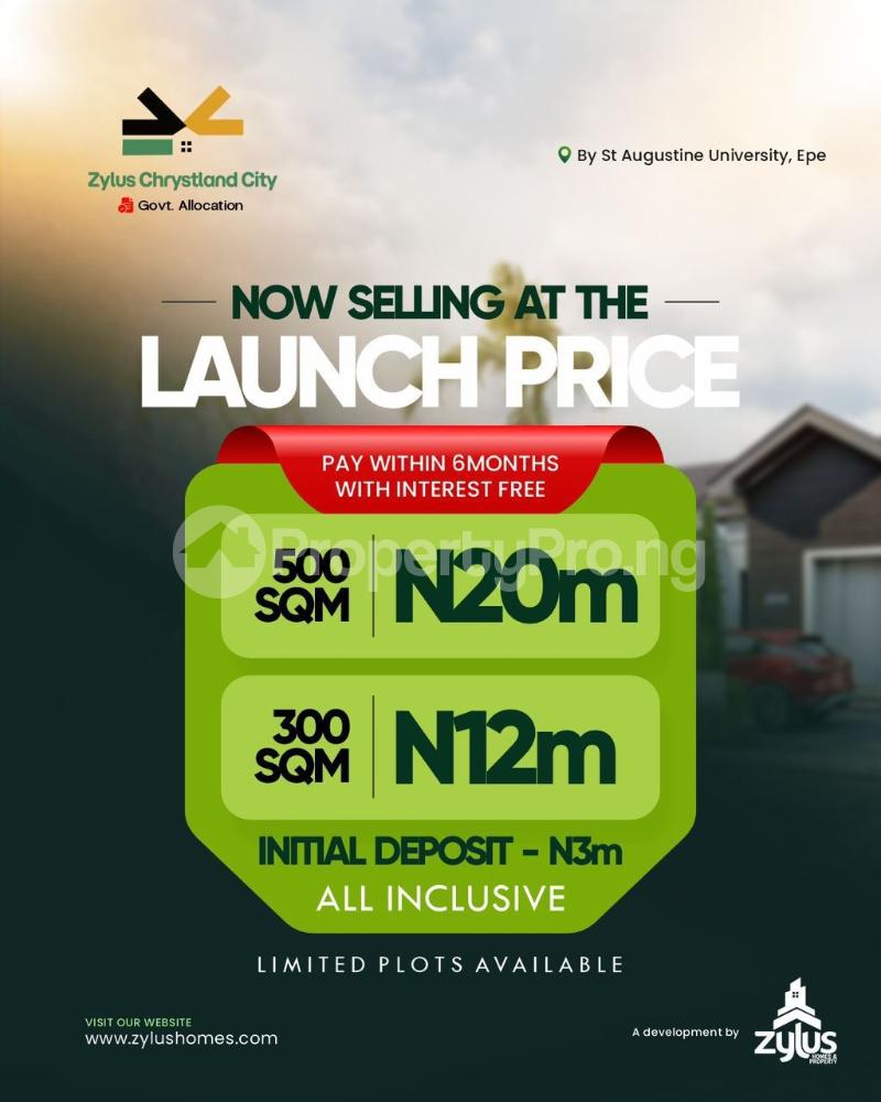 Land for sale Zylus Homes |st Augustine Epe Lagos - 0