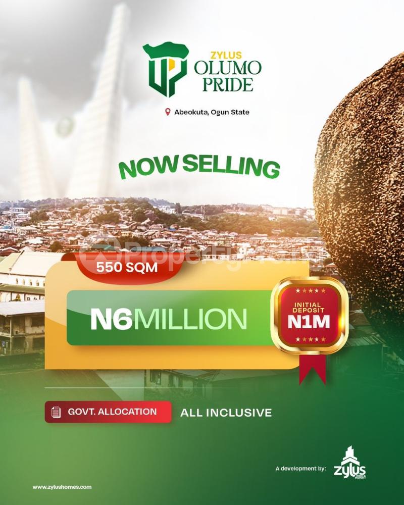 Land for sale Abeokuta Zylus Homes Ogun State Housing Cooperation Abeokuta Ogun - 0