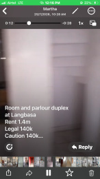 1 bedroom Flat / Apartment for rent Ado Roundabout Langbasa Ado Ajah Lagos