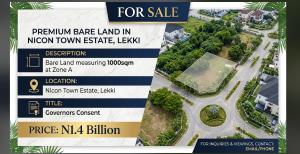 Land for sale Nicon Town Estate Lekki Nicon Town Lekki Lagos