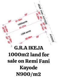 Land for sale Remi Fani Kayode Ikeja GRA Ikeja Lagos