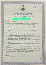 Land for sale Fo1, Kubwa Abuja
