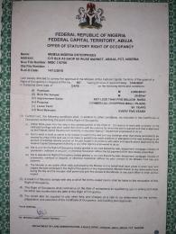 Land for sale Lifecamp Dape Abuja